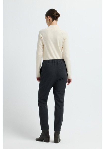 Metal Aksesuarlı Cepli Pantolon Antrasit 15335246013