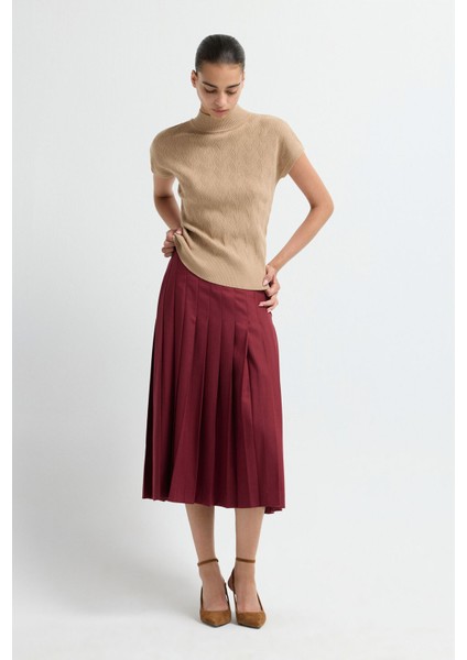 Düşük Kol Triko Bluz Bej 11544351001 fiyatları