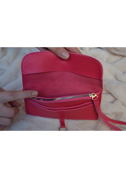 Zarif Şık Tasarımlı Askılı Kadın Cüzdan fiyatları