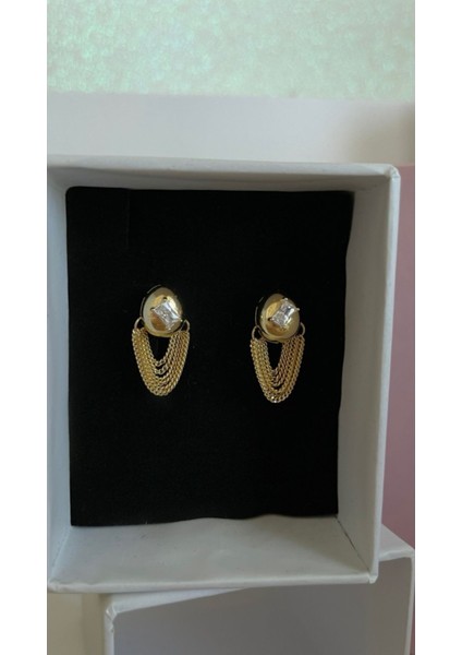 Ithal Yüksek Kalite Gold Zincirli Küpe fırsatları