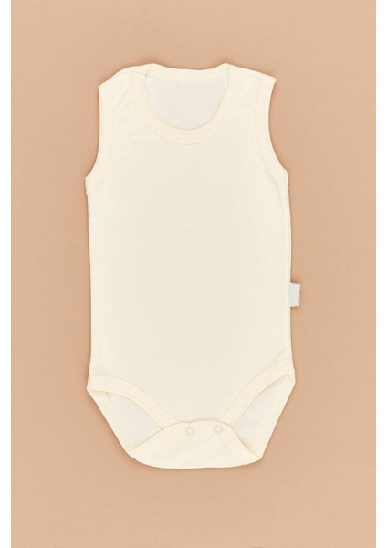 Kız Erkek Bebek 3-18 Ay %100 Pamuk Kolsuz Zıbın - 26032315