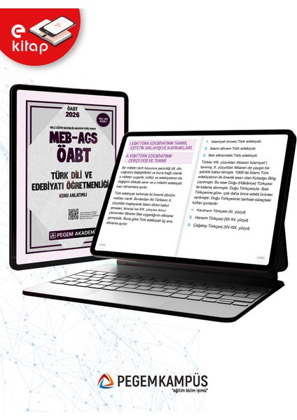 2026 Meb-Ags Öabt Türk Dili ve Edebiyatı Öğretmenliği Konu Anlatı modelleri