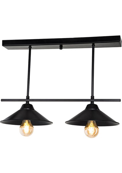 Maksim Siyah Ikili Sarkıt Avize