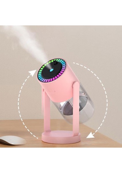 Sessiz USB Hava Nemlendirici & Yağ Difüzörü Gece Lambası – Pembe – 300 ml Ultrasonik Buhar + LED Işık modelleri