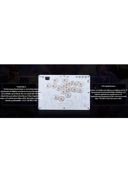 Ps4 Uyumlu Fighting Stick Arcade Stick – Ps4/ps3/pc/steam/android/ios Uyumlu, Rgb Aydınlatma fırsatları