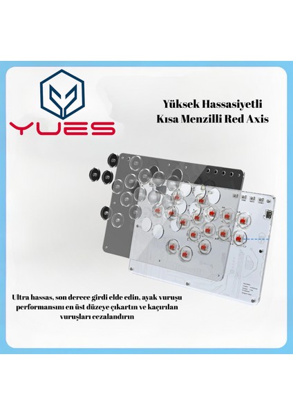 Ps4 Uyumlu Fighting Stick Arcade Stick – Ps4/ps3/pc/steam/android/ios Uyumlu, Rgb Aydınlatma