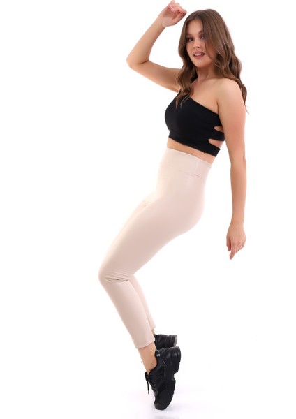 Suni Deri Tayt Içi Kürklü