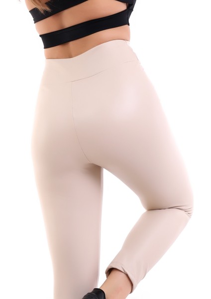 Suni Deri Tayt Içi Kürklü