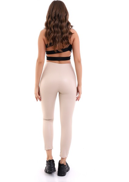 Suni Deri Tayt Içi Kürklü