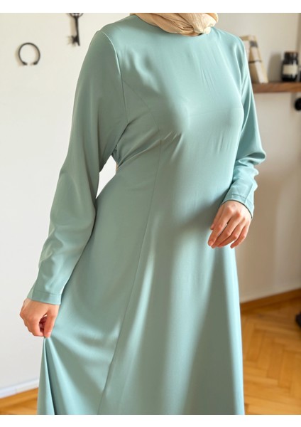 Pelerinli Bel Bağlamalı Elbise 1002 indirimleri