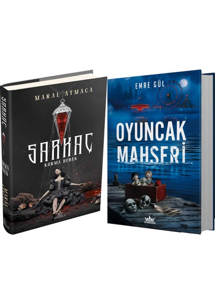 Oyuncak Mahşeri Ciltli ve Sarkaç 1 Kurma Bebek Ciltli Maral Atmaca 2li Set