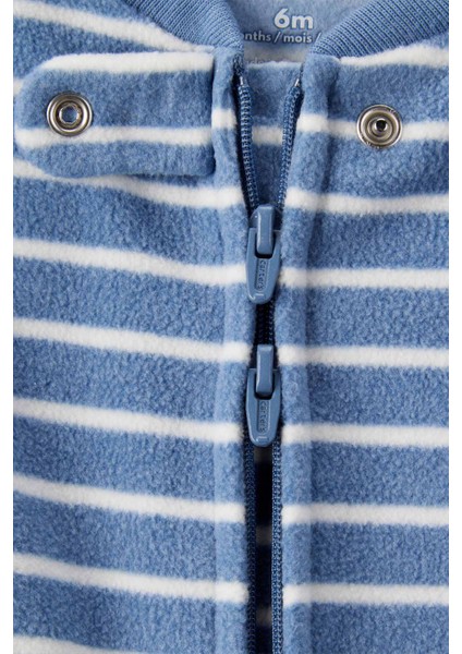 Erkek Bebek Mavi Polar Tulum modelleri