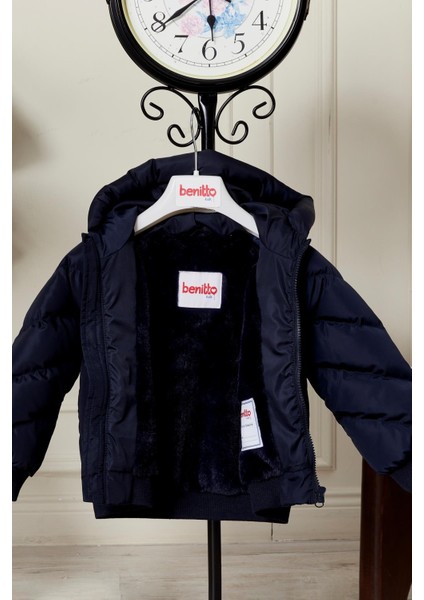 Erkek Bebek Kapüşonlu Kışlık Mont 51332 fırsatları