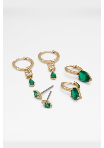 Bonak Kadın Küpe - Yeşil