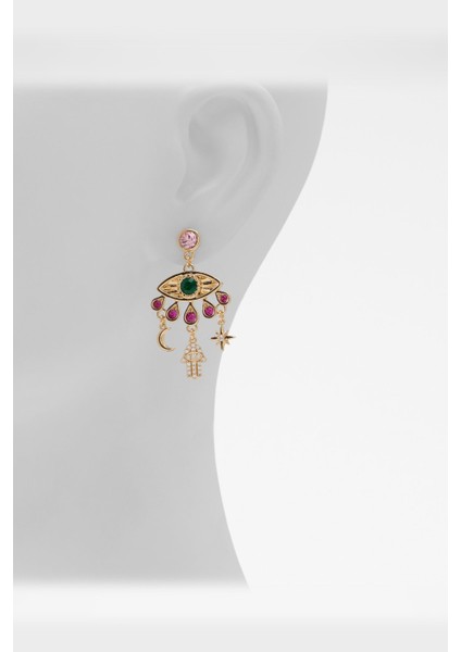 Luxeguardian Kadın Küpe - Yeşil fiyatları