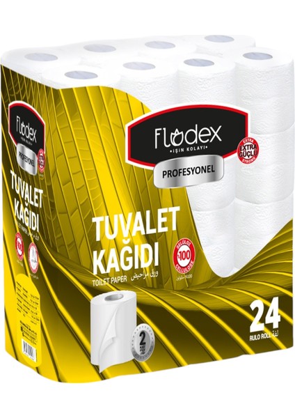 2 Katlı 24 Lü Profesyonel Tuvalet Kağıdı (150 Yaprak)