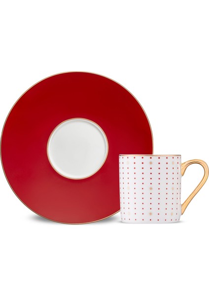 Navy Kırmızı 2'li Kahve Fincan Takımı fiyatları