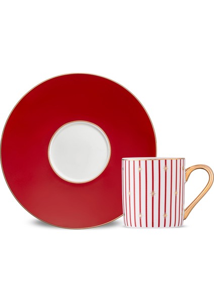 Navy Kırmızı 2'li Kahve Fincan Takımı modelleri