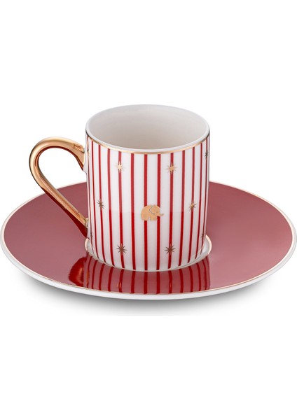 Navy Kırmızı 2'li Kahve Fincan Takımı indirimleri