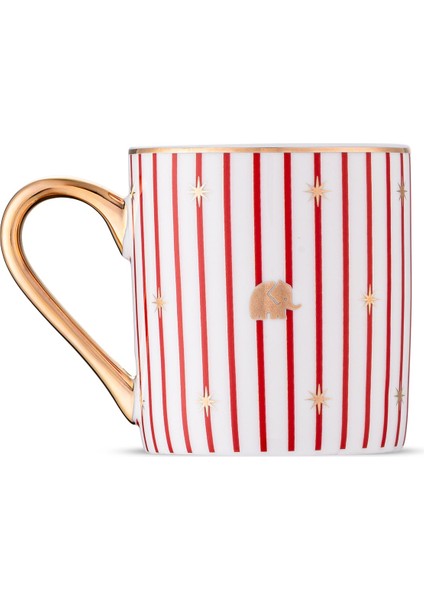 Navy Kırmızı 2'li Kahve Fincan Takımı