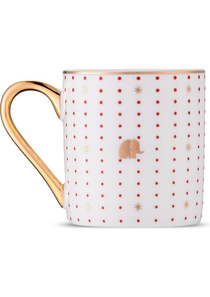 Navy Kırmızı 2'li Kahve Fincan Takımı