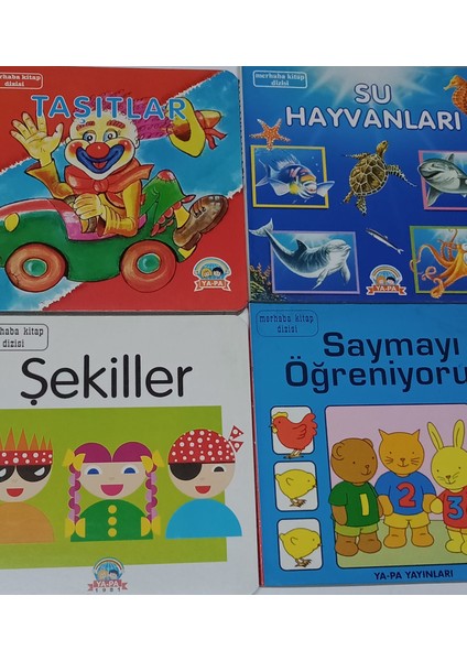 Ya-Pa Çocuk Eğitim Kitap Seti 4lü Set
