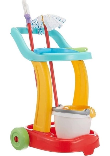 Candy & Ken Temızlık Arabası Eğlenceli Tasarım ile Çocuklar İçin Temizlik Oyun Seti