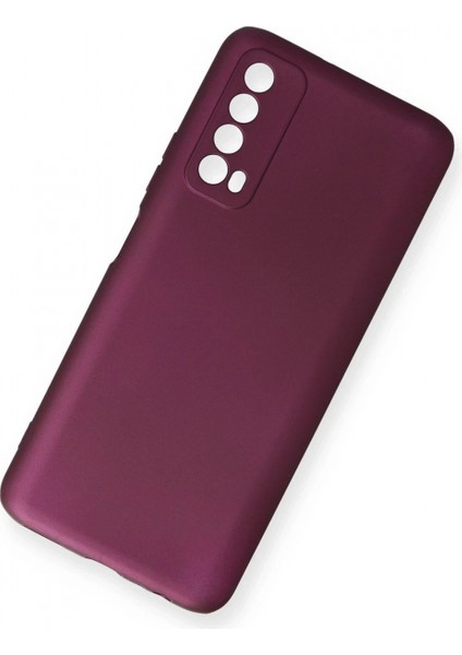 Huawei P Smart 2021 Kılıf First Silikon - Mürdüm (K95) fiyatları