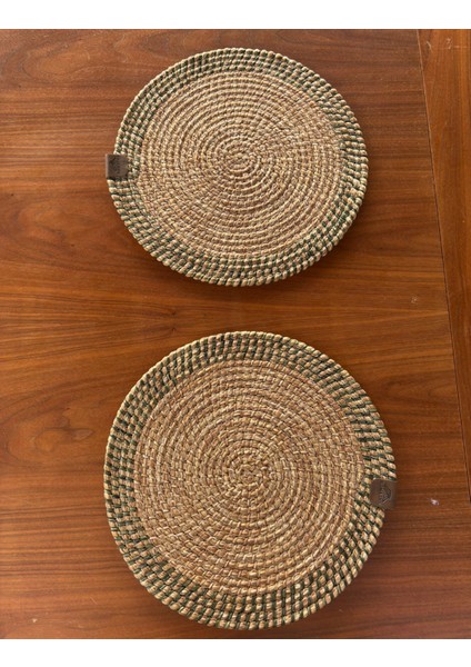 El Yapımı Hasır Dokulu 2’li Supla – Leke Tutmaz, Şık Sofralar Için modelleri