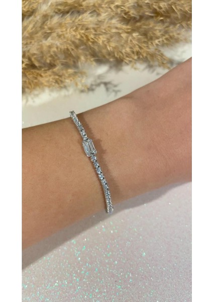 Baget Taşlı Su Yolu Bilezik