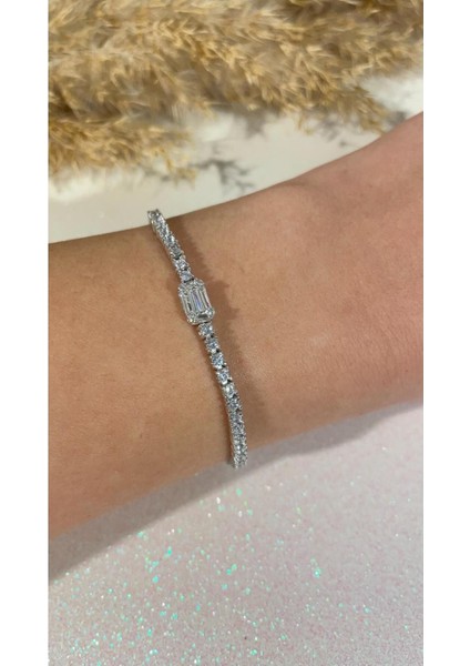 Baget Taşlı Su Yolu Bilezik modelleri