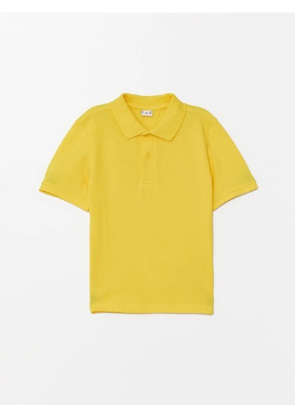 Çocuk & Genç Okul ve Günlük Kullanıma Uygun Kısa Kollu Polo Yaka T-Shırt Ll.t-Shırt-Short.1.ll