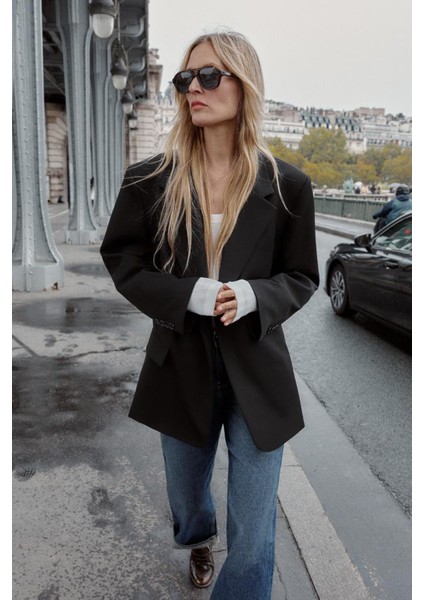 Premium Kybele Boyfriend Dokuma Ceket