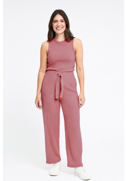 Bayan Pijama Altı Beli Lastikli Rahat Kalıp