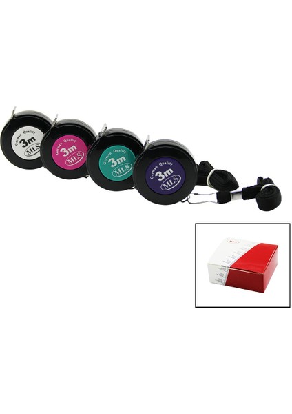 Otomatik - Frenli 3mt Mezro Mezura Boyun Askı Ipli (5067)