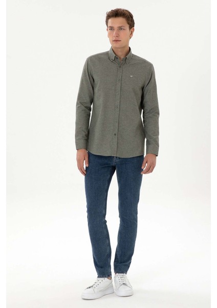 THANY025K Haki Erkek Gömlek 2332993 fırsatları