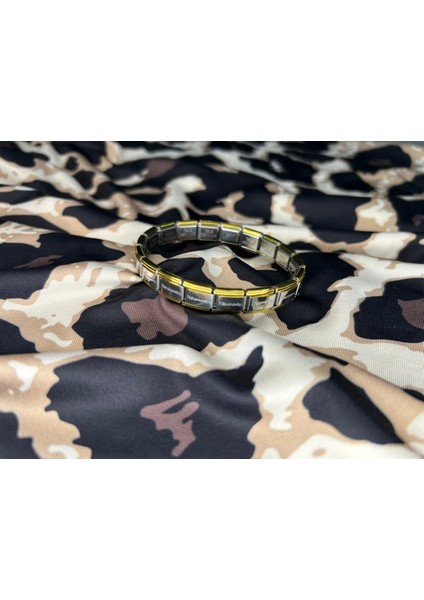 Gold - Sılver Çelik Bileklik