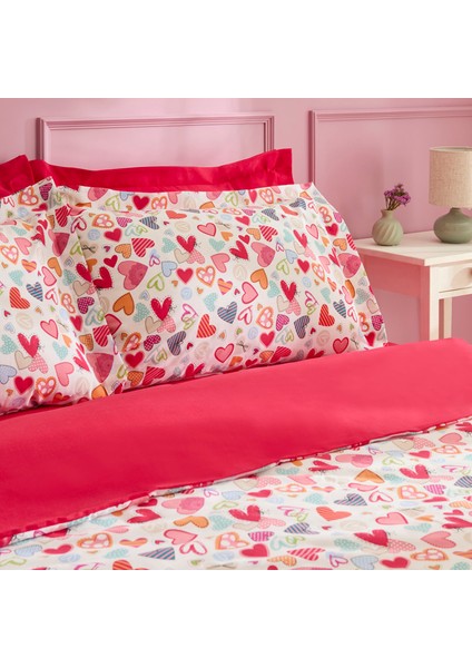 Sarah Anderson Amour Glow Çift Kişilik Nevresim Takımı Multicolour