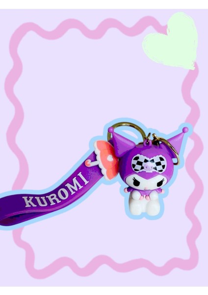 Kuromi Figürlü Anahtarlık / Çanta Süsü (6 Cm) fiyatları