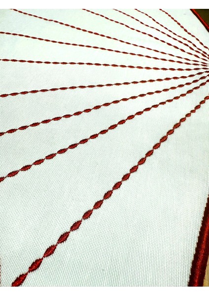 Marine Tarzı Kırmızı Amerikan Servis Deniz Kabuğu Şeklinde 6 Parça Set fiyatları