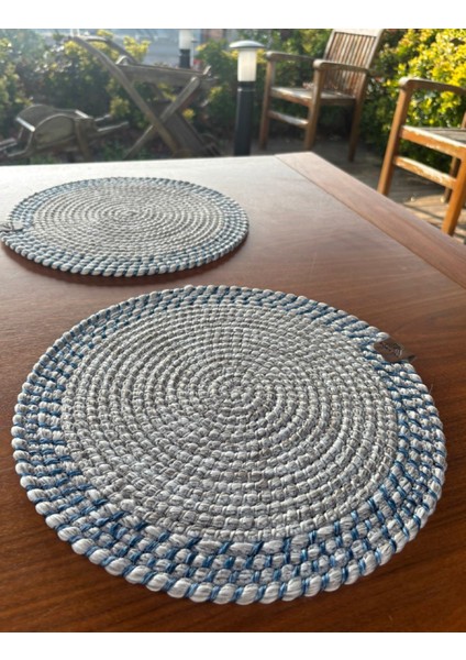 El Yapımı Hasır Dokulu 2’li Supla – Leke Tutmaz, Şık Sofralar Için