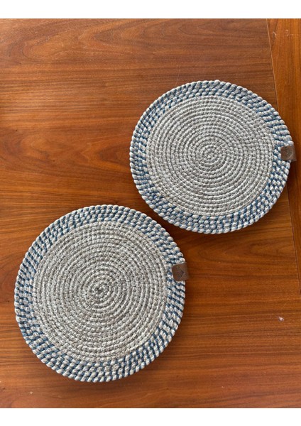 El Yapımı Hasır Dokulu 2’li Supla – Leke Tutmaz, Şık Sofralar Için modelleri