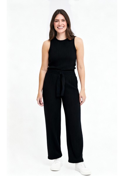 Bayan Pijama Altı Beli Lastikli Rahat Kalıp