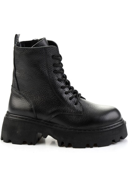 Siyah Hakiki Deri Kadın Bot & Bootie K02678020903 modelleri
