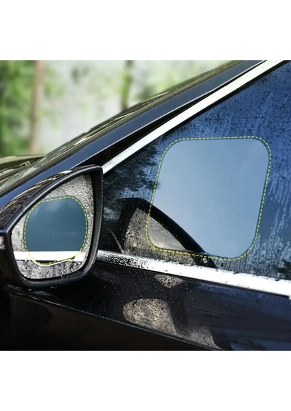 4 Parça Yan Aynalar ve Yan Camlar Için Araç Ayna Yağmur Kaydırıcı ve Cam Buğu Önleyici Film Seti (5332) fırsatları