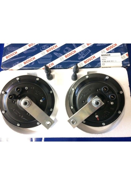 Yüksek Ses Süperton Büyük Kafa Nikelaj Korna 12v 325/400 Hz 110 Db fiyatları