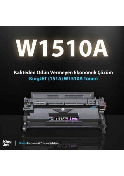 Hp Uyumlu 151A W1510A Standart Kapasiteli Çipli (20'li Paket) Muadil Toner | 4003DW fiyatları