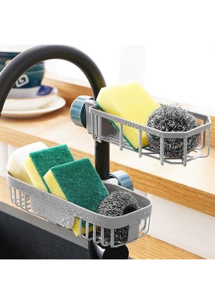 Musluk Kenarı Plastik Süngerlik Sabunluk Mutfak Düzenleyici Sünger Sabun Mutfak Organizeri (5067) fırsatları