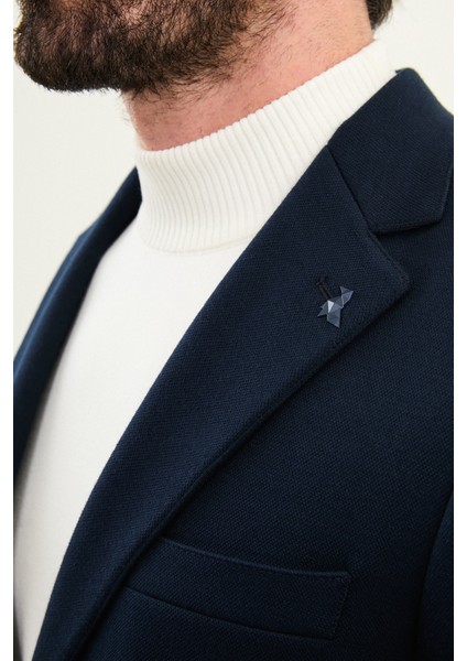 Dokulu Slim Fit Mono Yaka Torca Cep Beli Lastikli Ipli Erkek Takım Elbise fiyatları