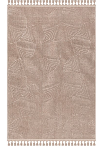 Rölyef Joy Krem Kaymaz Taban Kesme Halı Yolluk Pon Pon fırsatları